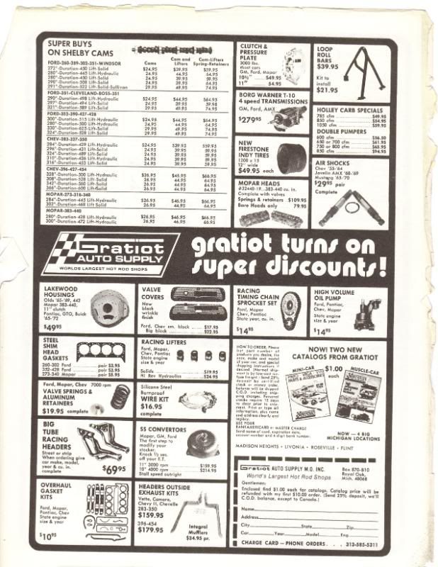 History Gratiot Auto Supply, The worlds largest hot rod shop ! The